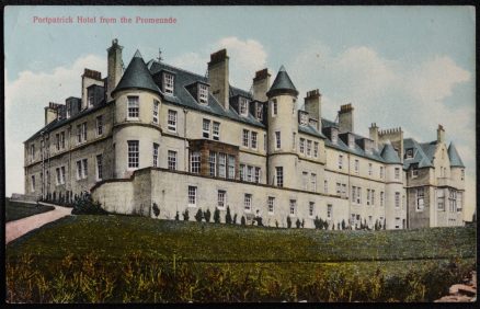 Portpatrick Hotel Postcard 1928