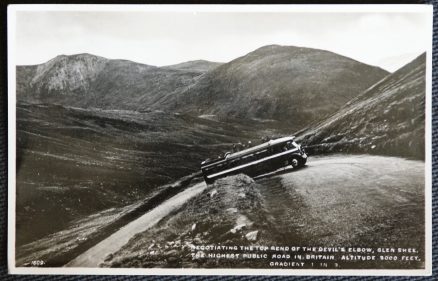 Devil's Elbow Glen Shee Scotland Postcard