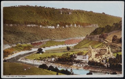 Tintern Postcard The Vale Of Tintern 1951