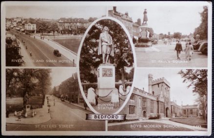 Bedford Postcard Valentines Ouse St Pauls