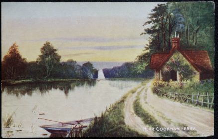 Cookham Postcard Ferry View Berkshire