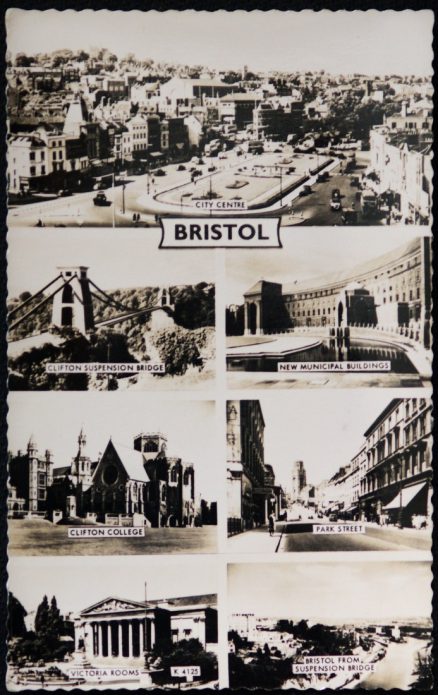 Bristol Postcard Clifton Bridge