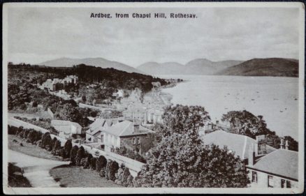 Rothesay Scotland Ardbeg Chapel Hill 1945