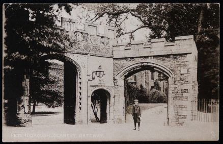 Peterborough Postcard Deanery Gateway Vintage 1905