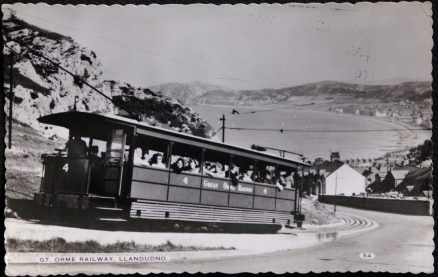 Llandudno Postcard Great Orme Railway Real Photo Wales 1967