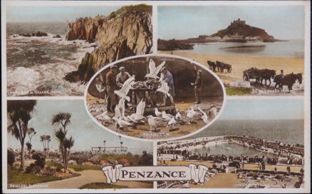 Penzance Postcard Cornwall St. Michael's