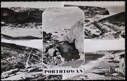 Porthtowan Postcard Eastcliffe Westcliffe Cornubia Lushington Cove 1959