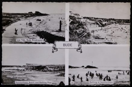 Bude Postcard Summerleaze Multiview Real Photo 1965