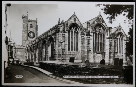 Launceston Cornwall Postcard St. Mary Magdelene Real Photo