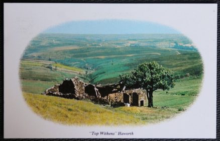 Haworth Postcard Top Withens Cameo Vignette