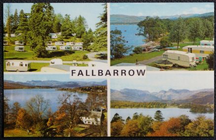 Fallbarrow Postcard Caravan Park Windermere Queen Adelades Hill Langdale Pikes