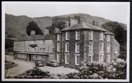 Ullswater Postcard Patterdale Hotel Ford Consul Very Rare Standard Vanguard Estate Car