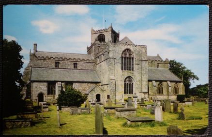 Cartmel Priory Postcard View From The South