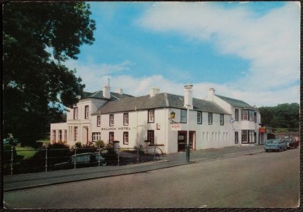 Balloch Hotel Postcard Dumbartonshire