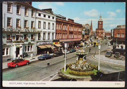 Dumfries Postcard High Street 1975