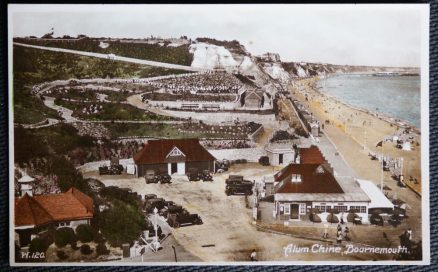 Bournemouth Postcard Alum Chine LOCAL PUBLISHER Special Sunny Series Real Photo