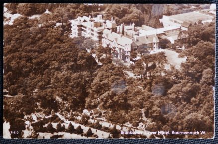 Bournemouth Branksome Tower Hotel Vintage 1958 Postcard Real Photo