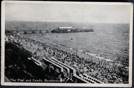 Bournemouth  Postcard The Pier & Sands Vintage View