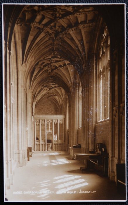 Sherborne Abbey Postcard Dorset Vintage Collectable  Publisher Judges