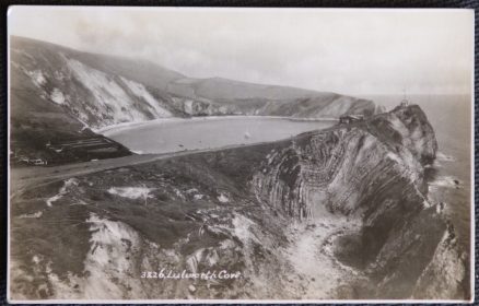 Lulworth Cove Vintage Postcard 1936