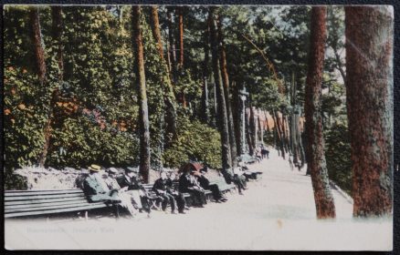 Bournemouth 1927 Postcard Invalid’s Walk