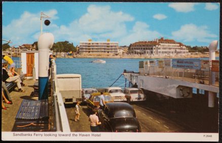 Sandbanks Ferry Postcard Haven Hotel