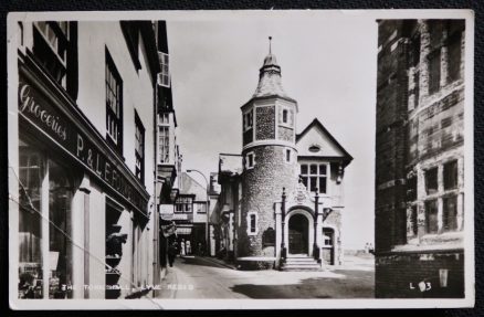 Lyme Regis Postcard Town Hall Real Photo 1957