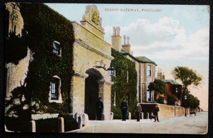 Portland Vintage 1907 Postcard Prison Gateway