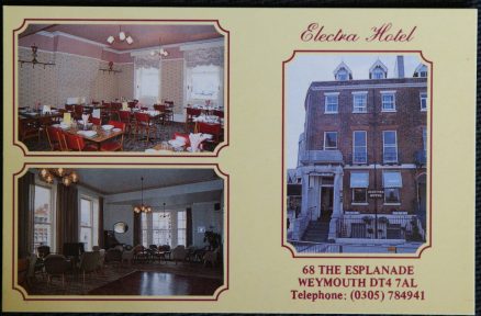 Weymouth Postcard Dorset Electra Hotel DT4 7AL