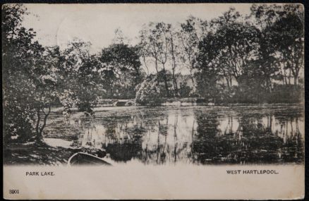 Hartlepool Postcard Durham Park 1905