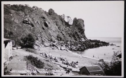 Watcombe Beach LOCAL DAWLISH PUBLISHER Real Photo