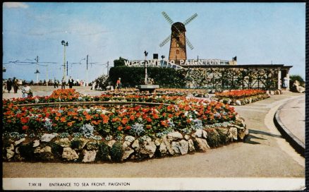 Paignton Postcard Windmill Vintage1957