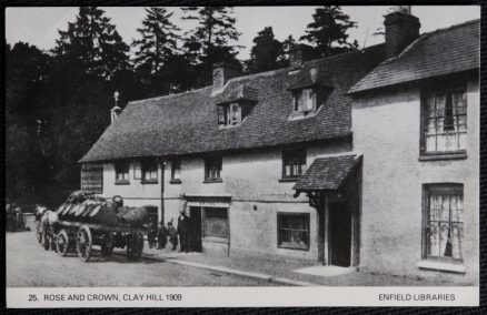 Clay Hill Rose & Crown Postcard