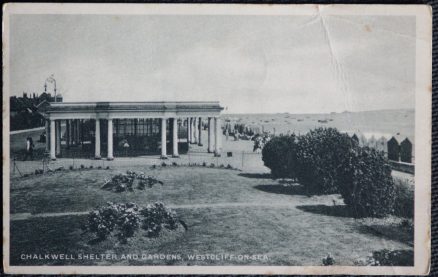 Westcliff Vintage Postcard 1934 Chalkwell Shelter