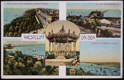 Westcliff On Sea Postcard Vintage 1927