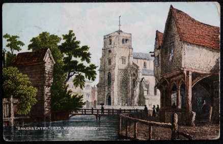 Waltham Abbey Bakers Entry Vintage 1909 Postcard