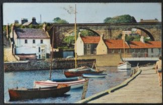 Largo Harbour Postcard Scotland