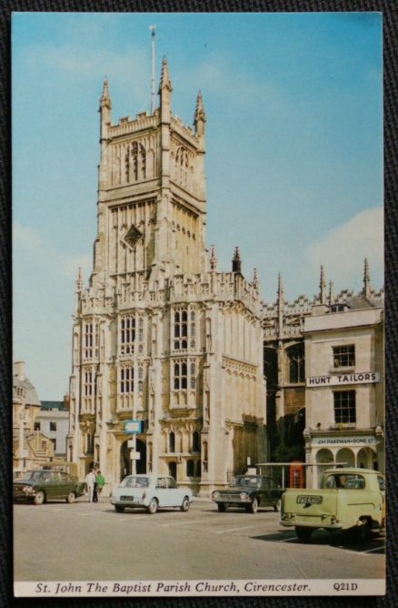 Cirencester Postcard St. John The Baptist Church Glos