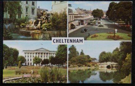 Cheltenham Postcard Gloucester Vintage 1973