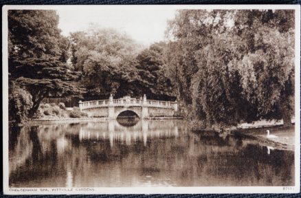 Cheltenham Spa Postcard Pittville Gardens Vintage 1960