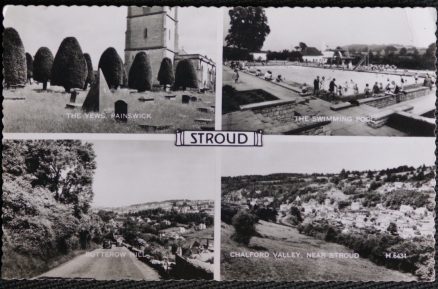 Stroud Postcard Painswick Chalford Butterow Hill 1963