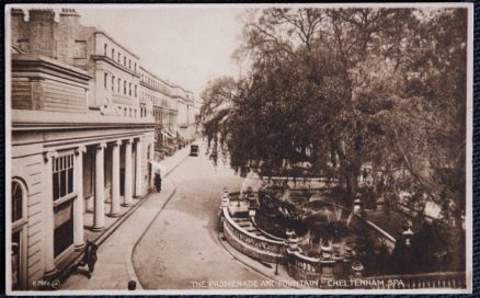 Cheltenham Spa Postcard Promenade Fountain