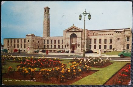 Southampton Postcard The Civic Centre 1961