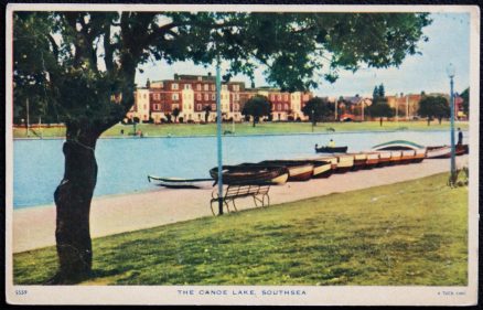 Southsea The Canoe Lake Collectable Publisher Tuck's Vintage Postcard