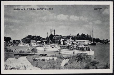 Christchurch Postcard Priory Real Photo