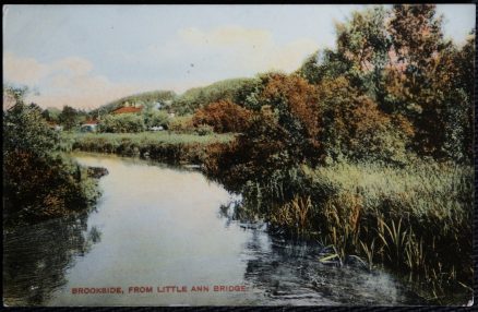 Brookside Little Ann Bridge Locally Published Postcard