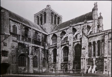 Winchester Cathedral Postcard Hampshire Real Photo