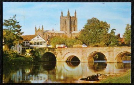 Hereford Cathedral Herefordshire Postcard