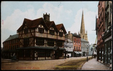 Hereford Old House Vintage Postcard Circa 1918