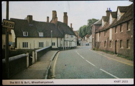 Wheathampstead Postcard Hertfordshire Herts A6129 Mill & Bull - Image 2